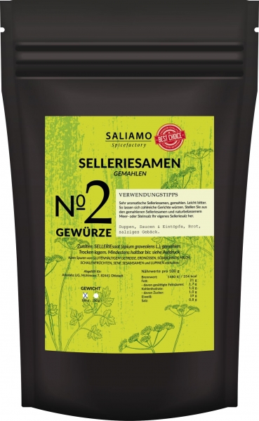 100g Selleriesamen gemahlen